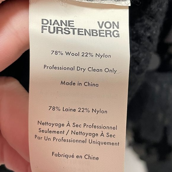 DVF | Diane's Edit | Alix Sequin Pullover in Black Size Med - Picture 9 of 11